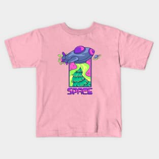 Santa is Coming “Space” Kids T-Shirt